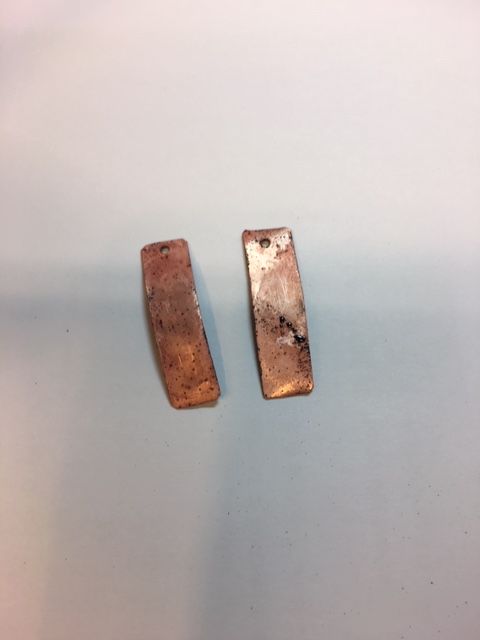 Karen Meador, Ph.D.'s Layered Torch Enameled Earrinngs - , Enameling, Enamel Jewelry Supplies, Enamel, Enameling, Enameled Jewelry, Be sure to quench the pieces to remove the pickle